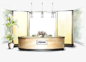 清新公司前臺裝飾背景素材圖片免費下載 高清裝飾圖案psd 千庫網 圖片編號5960540