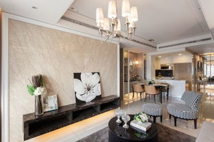 128平北歐田園風溫馨公寓客廳美圖